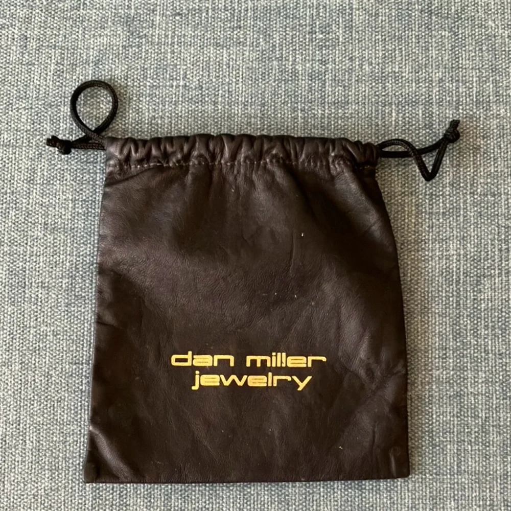 Gently Used Black Dan Miller Jewelry Dust Bag